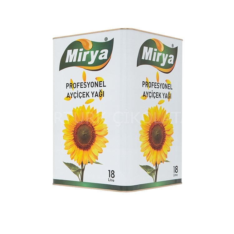 MİRYA PROFOSYONEL AYÇİÇEK YAĞI TENEKE 18 LT