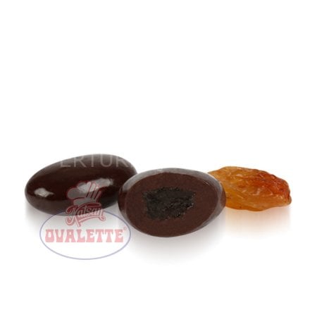 OVALETTE BİTTER ÇİKOLATALI ÜZÜM DRAJE 1 KG