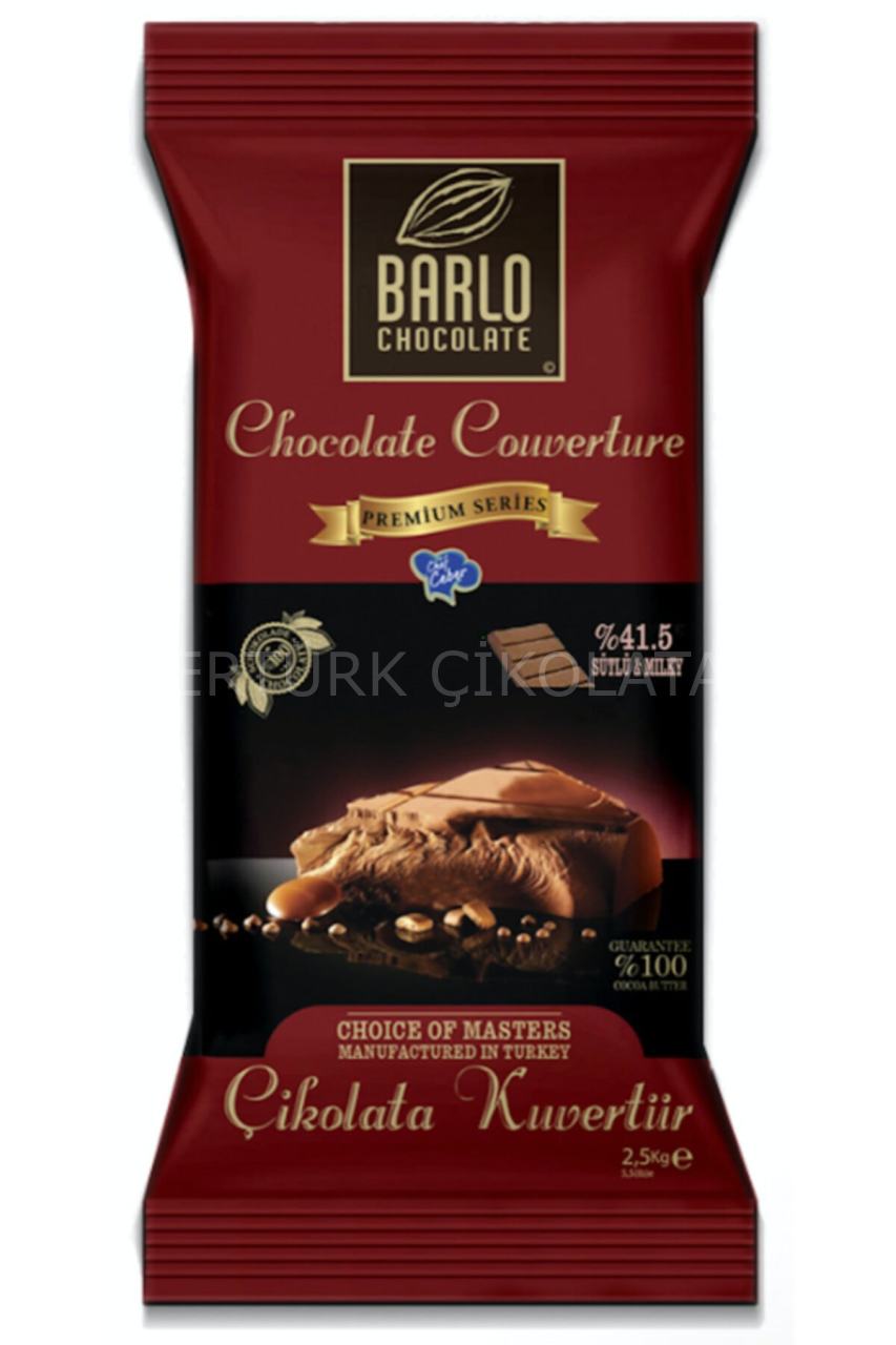 BARLO ÇİKOLATA PREMIUM SÜTLÜ KUVERTUR %41.5