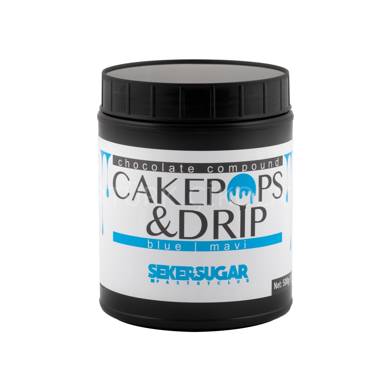 ŞEKER&SUGAR CAKEPOPS DRİP ÇİKOLATA MAVİ 500 GR