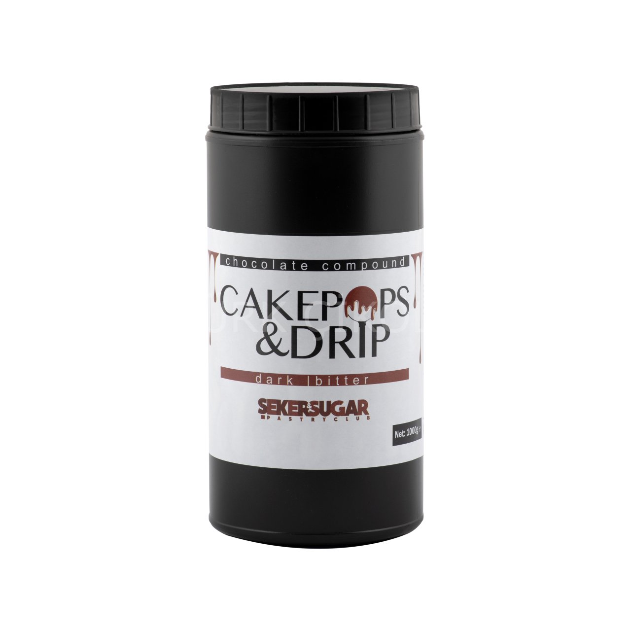 ŞEKER&SUGAR CAKEPOPS DRİP ÇİKOLATA BİTTER 1000 GR