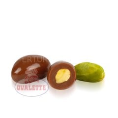 OVALETTE SÜTLÜ ÇİKOLATALI ANTEP FISTIĞI DRAJE 1 KG
