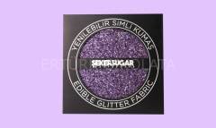 ŞEKER&SUGAR YENİLEBİLİR MOR SİMLİ KUMAŞ 15CM X 15CM