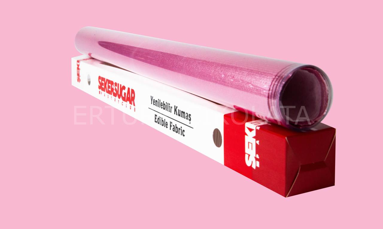 ŞEKER&SUGAR YENİLEBİLİR PEMBE KUMAŞ 50X 70CM