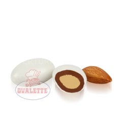 OVALETTE BEYAZ RENKLİ BADEM DRAJE 1 KG