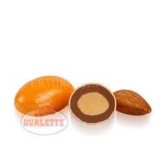 OVALETTE TURUNCU RENKLİ BADEM DRAJE 1 KG