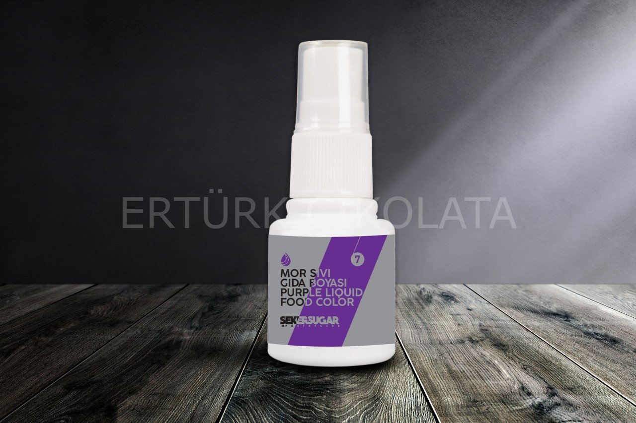 ŞEKER&SUGAR MOR SIVI GIDA BOYASI 20 ML