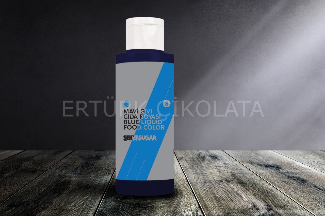 ŞEKER&SUGAR MAVİ SIVI GIDA BOYASI 120 ML