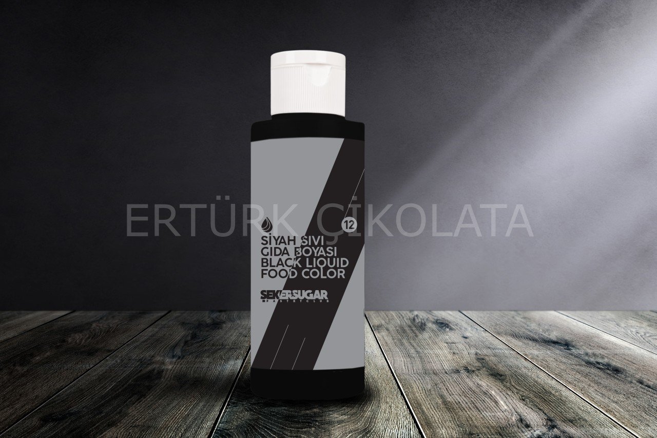 ŞEKER&SUGAR SİYAH SIVI GIDA BOYASI 120 ML