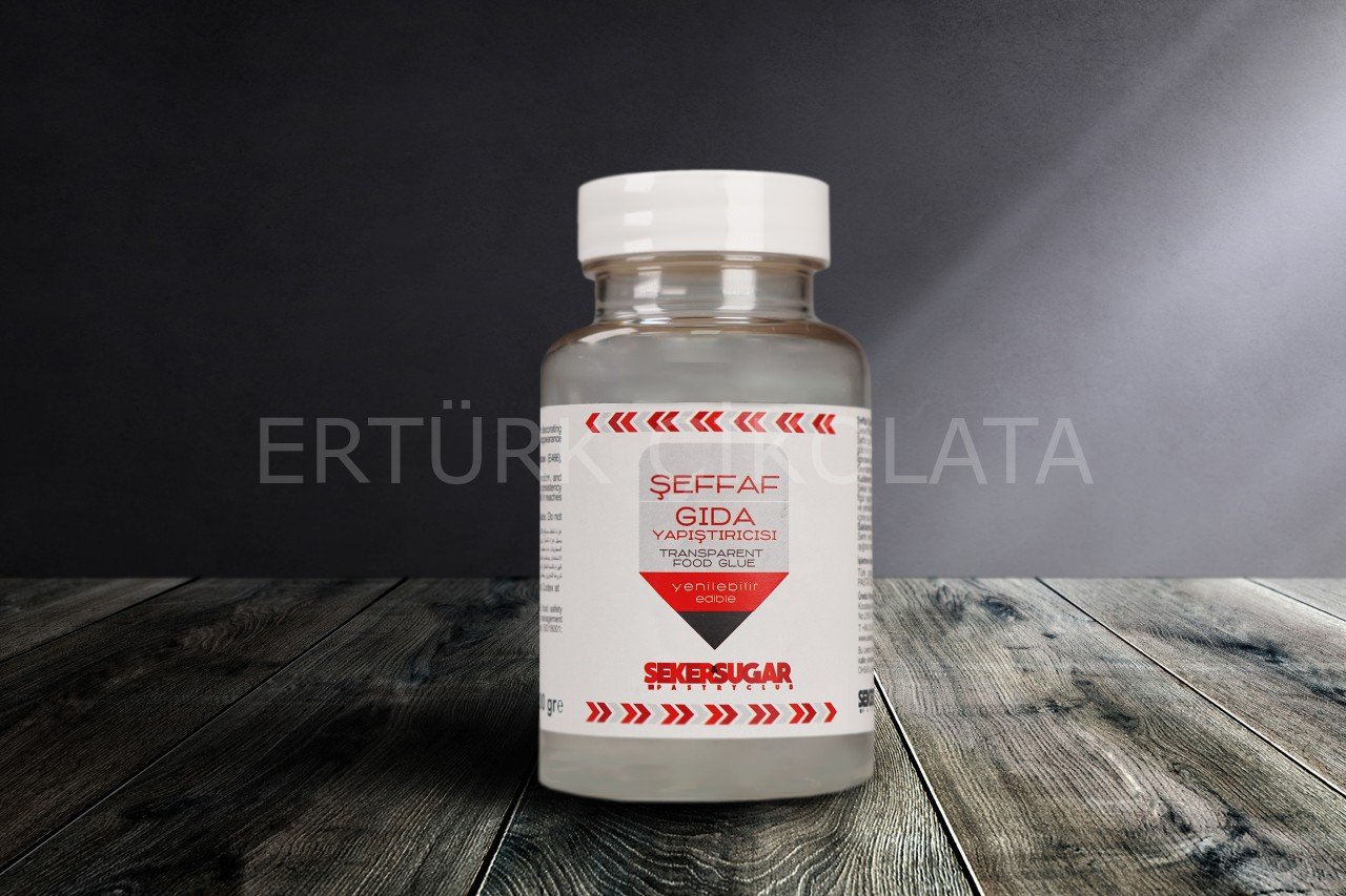 ŞEKER&SUGAR YENİLEBİLİR ŞEFFAF GIDA YAPIŞTIRICISI 100 ML