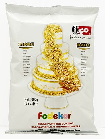 FO BEBEK MAVİSİ KAPLAMA,DEKOR VE ÇİÇEK YAPIMI İÇİN ŞEKER HAMURU 1 KG