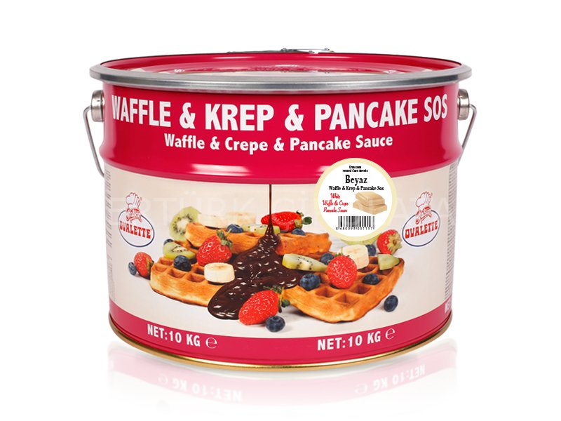 OVALETTE BEYAZ WAFFLE&KREP SOS 10 KG