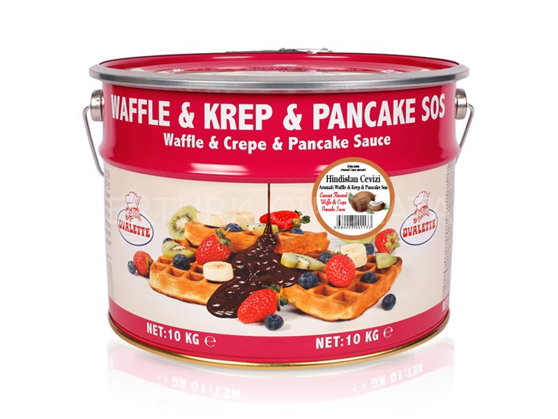 OVALETTE HİNDİSTAN CEVİZİ AROMALI WAFFLE&KREP SOS 10 KG