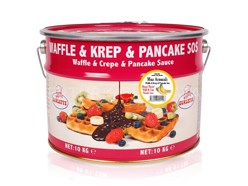 OVALETTE MUZ AROMALI WAFFLE&KREP SOS 10 KG