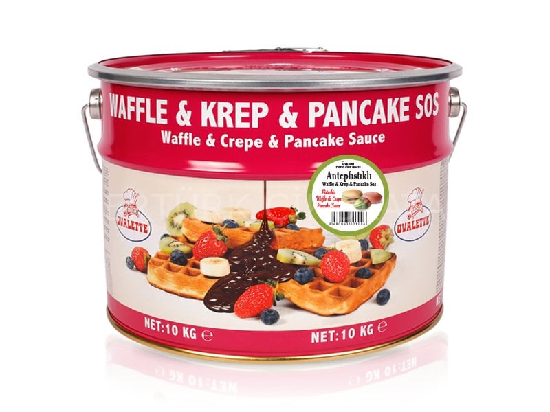 OVALETTE ANTEP FISTIKLI WAFFLE&KREP SOS 10 KG