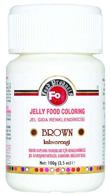 FO KAHVERENGİ JEL GIDA RENKLENDİRİCİSİ 100 GR