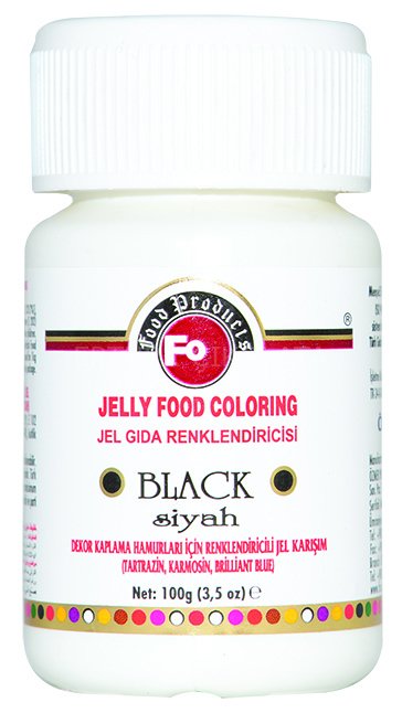 FO SİYAH JEL GIDA RENKLENDİRİCİSİ 100 GR