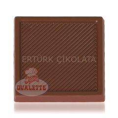 OVALETTE SÜTLÜ ÇİKOLATALI MADLEN KARE ÇİZGİLİ