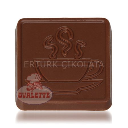 OVALETTE SÜTLÜ ÇİKOLATALI MADLEN KARE FİNCAN DESENLİ