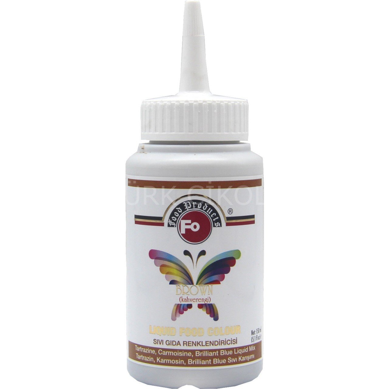 FO KAHVERENGİ SIVI GIDA RENKLENDİRİCİSİ 150 ML