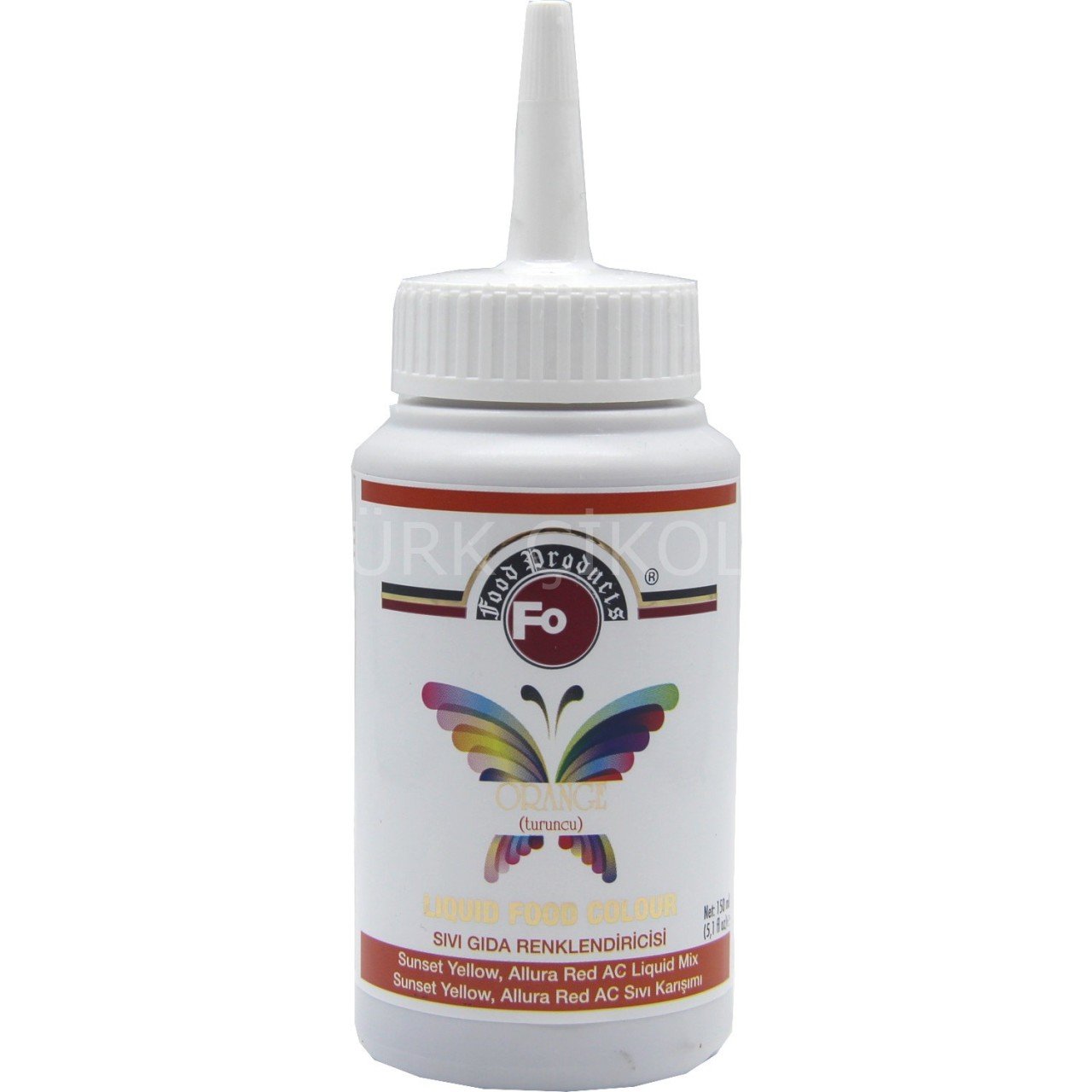 FO TURUNCU SIVI GIDA RENKLENDİRİCİSİ 150 ML