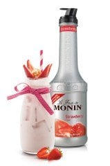 MONİN ÇİLEK PÜRESİ 1000 ML