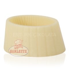 SCHÖNE SCHOKOLADE BEYAZ ÇİKOLATA OVAL KUP