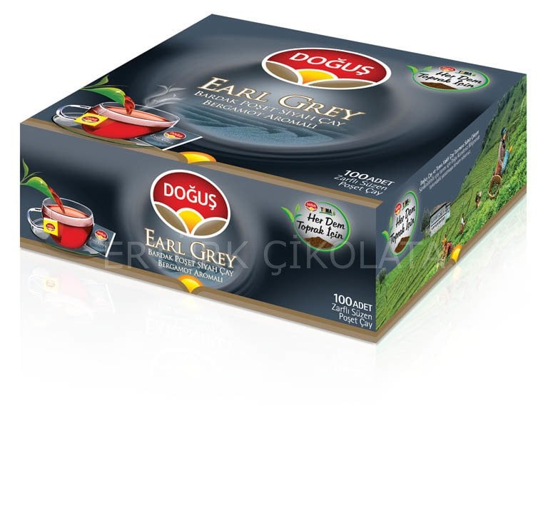 DOĞUŞ EARL GREY BARDAK POŞET ÇAY 100'LÜ