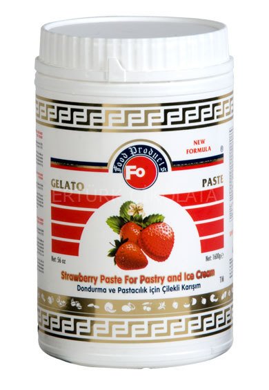 FO ÇİLEKLİ DONDURMA VE PASTACILIK İÇİN KARIŞIM (%40 ÇİLEK) 1600 GR