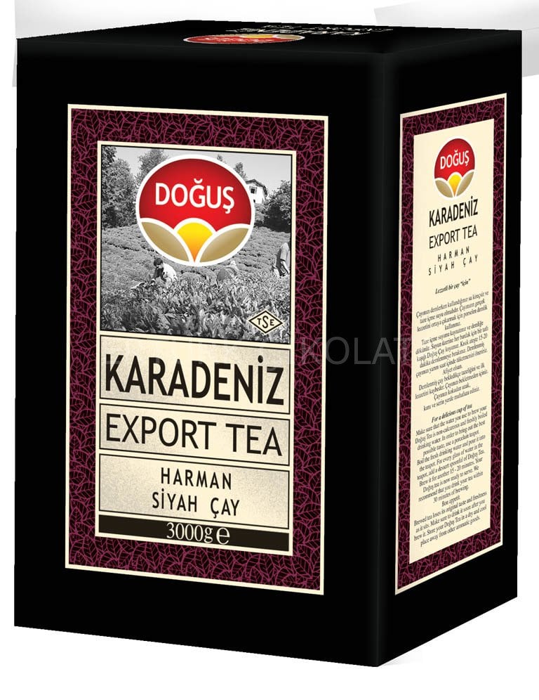 DOĞUŞ KARADENİZ EXPORT ÇAY KUTU 3000 GR