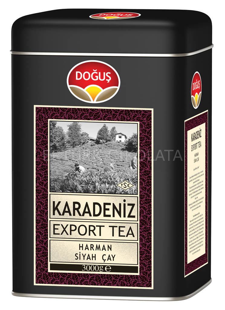 DOĞUŞ KARADENİZ EXPORT ÇAY TENEKE 3000 GR