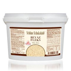 SCHÖNE SCHOKOLADE BEYAZ ÇİKOLATA FLEKS 2 KG