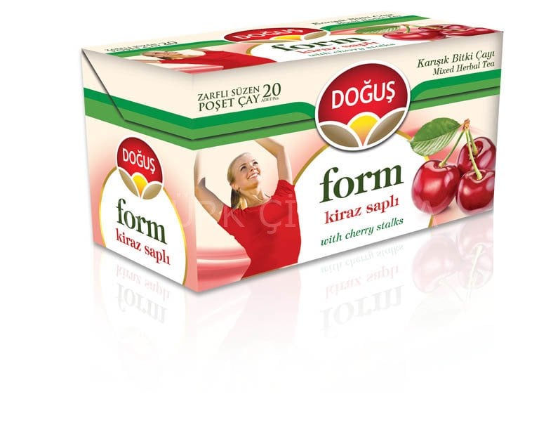 DOĞUŞ FORM ÇAYI KİRAZ SAPLI 20'Lİ