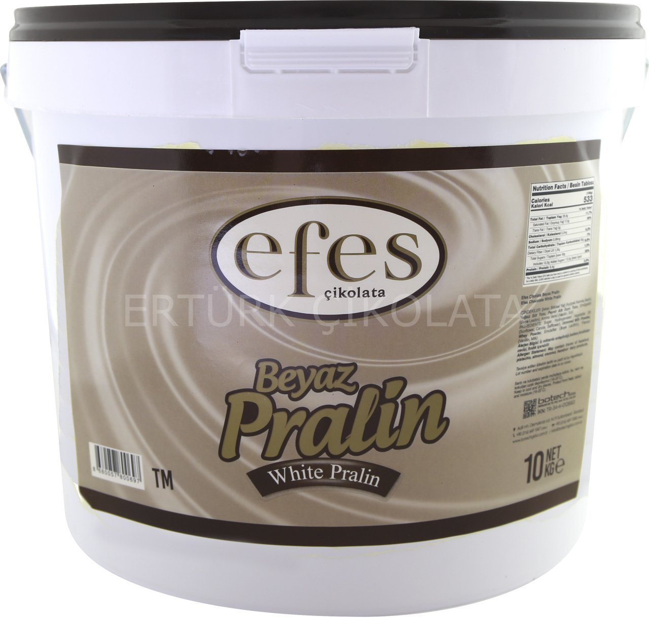 EFES ÇİKOLATA BASKISIZ EKONOMİK PRALİN 10 KG