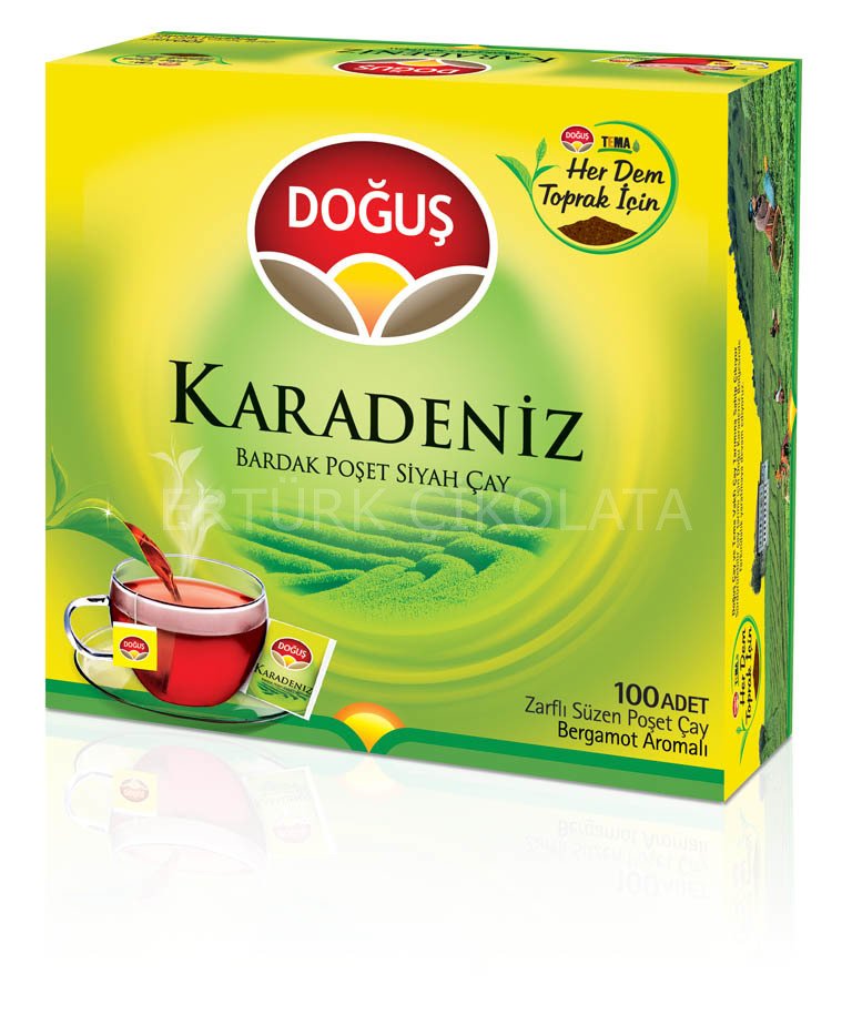 DOĞUŞ KARADENİZ BARDAK POŞET ÇAY 100'LÜ