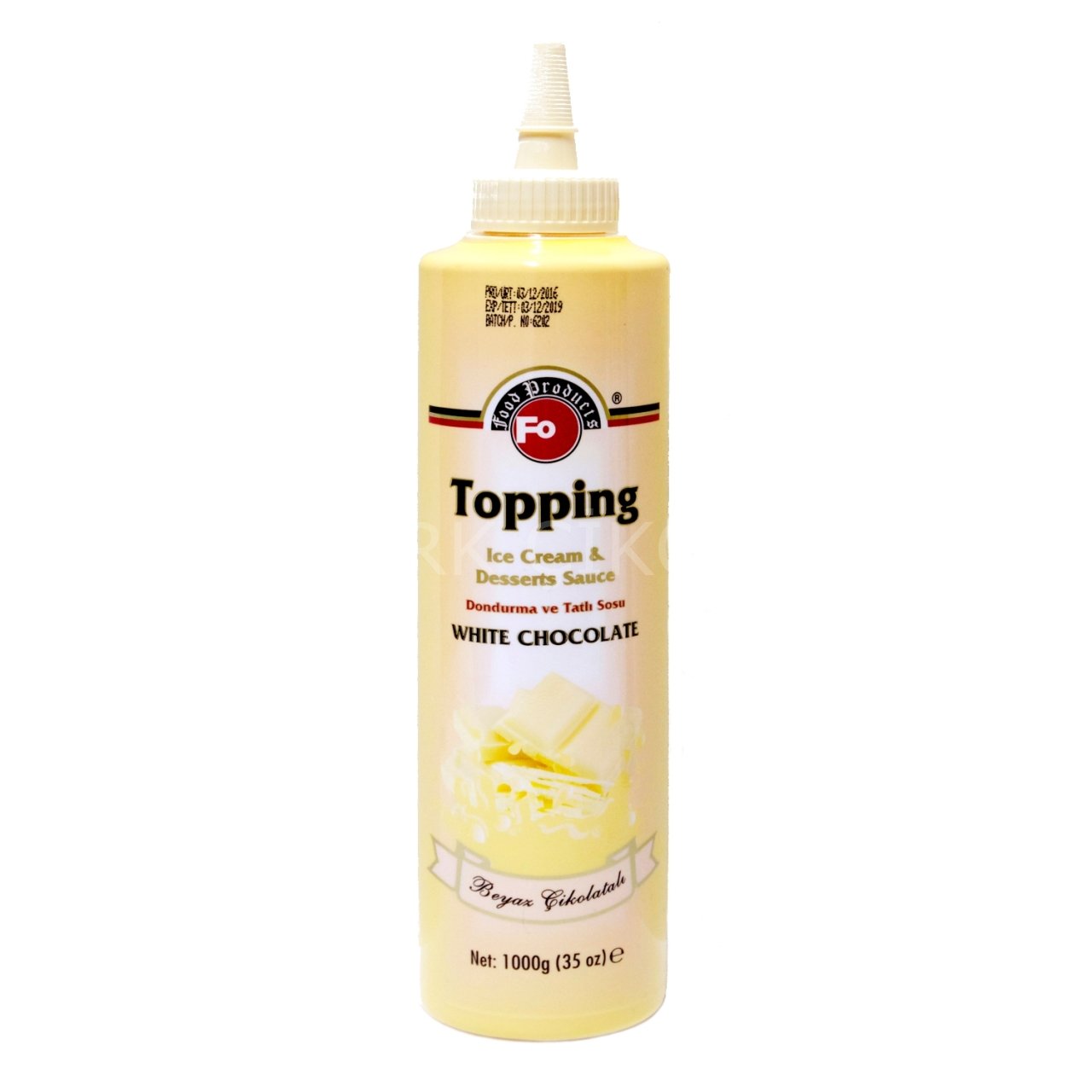 FO BEYAZ ÇİKOLATALI DONDURMA VE TATLI SOSU 350 GR