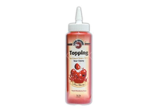 FO VİŞNELİ DONDURMA VE TATLI SOSU (%30 VİŞNE) 350 GR