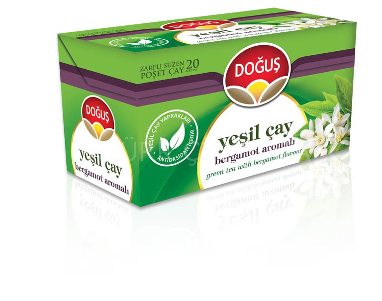 DOĞUŞ YEŞİL ÇAY BERGAMOTLU 20'Lİ
