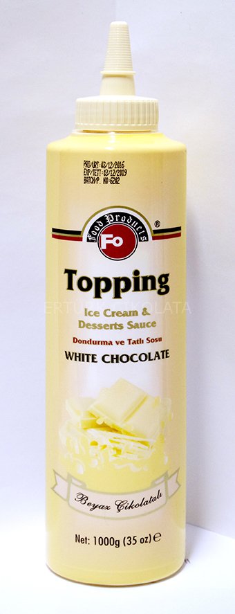FO BEYAZ ÇİKOLATALI DONDURMA SOSU 1 KG