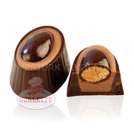 SCHÖNE SCHOKOLADE BADEM DRAJELİ BİTTER OVAL KUP