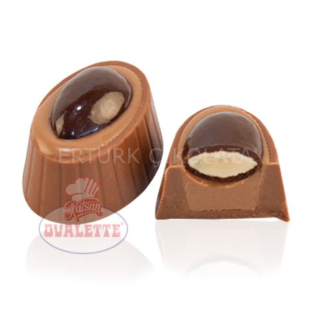 SCHÖNE SCHOKOLADE BADEM DRAJELİ SÜTLÜ OVAL KUP