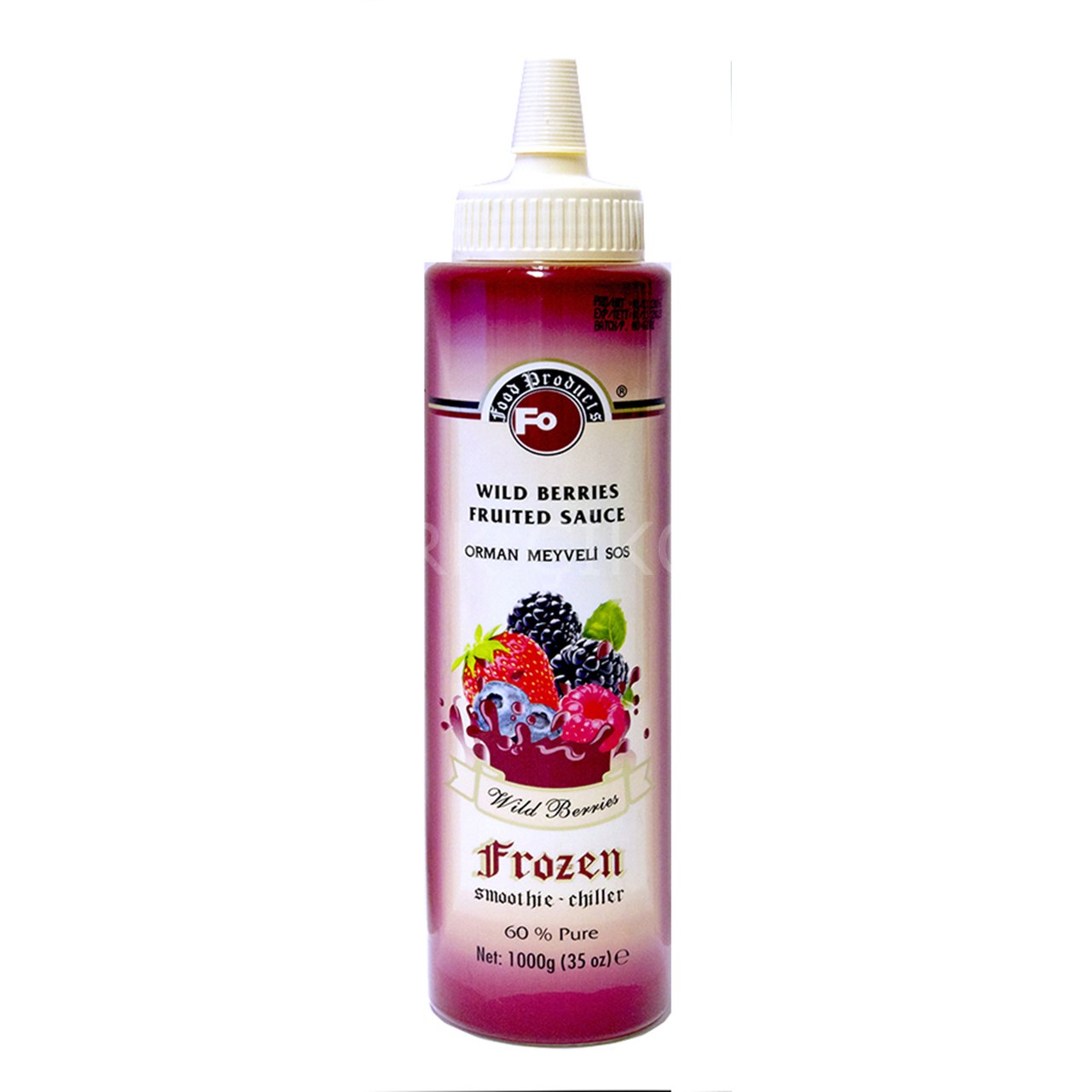 FO ORMAN MEYVELİ DONDURMA SOSU (%30 ORMAN MEYVELERİ) 1 KG