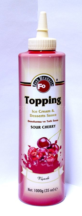 FO VİŞNELİ DONDURMA SOSU (%30 VİŞNE) 1 KG