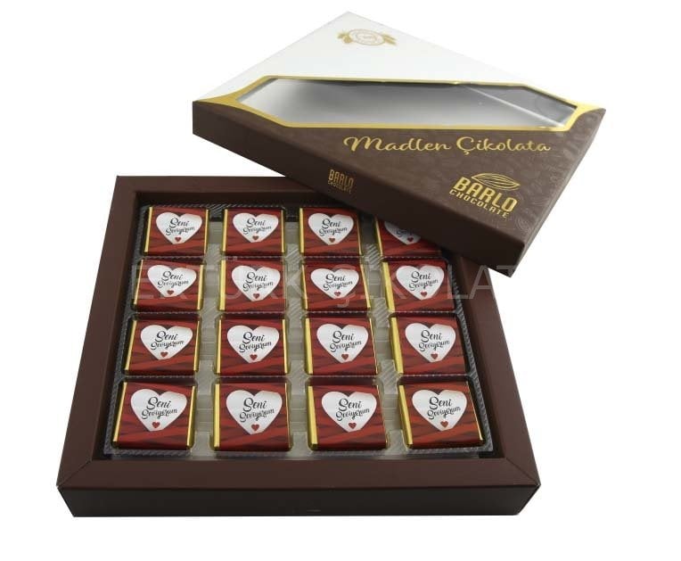 BARLO ÇİKOLATA PENCERELİ KUTU MADLEN 336 GR