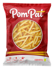 POMPAT DİLİM PATATES SARI 9x9 2,5 KG