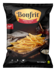 BONFRİT PARMAK PATATES 9x9 2,5 KG
