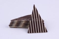 BARLO ÇİKOLATA BİTTER ÇİZGİLİ BEYAZ ÜÇGEN ÇİKOLATA 1000 GR