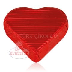 SCHÖNE SCHOKOLADE KIRMIZI YALDIZLI ORTA KALP