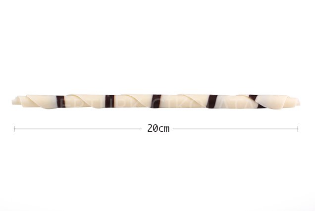 BARLO ÇİKOLATA ZEBRA DESENLİ KALEM ÇİKOLATA 600 GR
