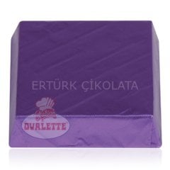 SCHÖNE SCHOKOLADE LİLA YALDIZLI KARE İNCE